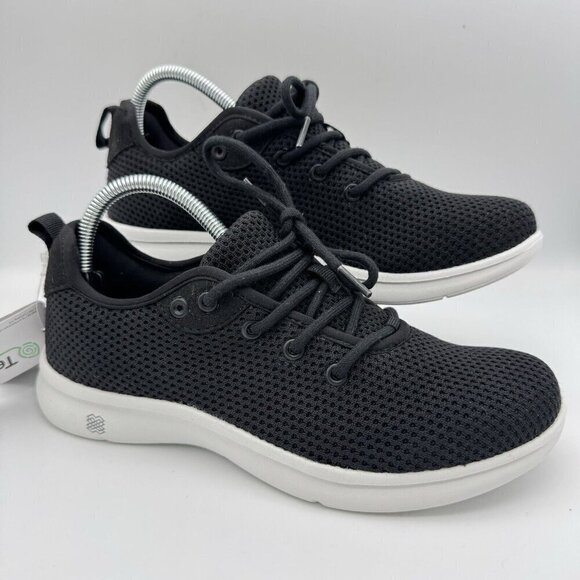 FLX Mens Size 7 Dynamic Knit Dart Sneaker Urban Commuter Training Black - Picture 1 of 8